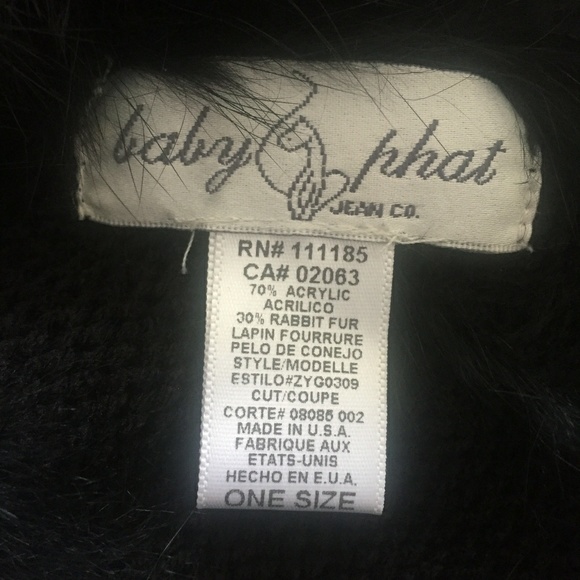 Baby Phat Fur Poncho - Picture 2 of 4